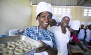 Lamartiníere Rose-Laure (32) taking part a professional skills training course, part of the “Building Hope & Opportunities in Haiti” integrated urban program in Cité Soleil, Port au Prince. Haiti. Photo: Kieran McConville/Concern Worldwide