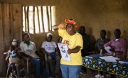 A Mothers' Group Training Session with Ousmah and Korpo, Liberia. Photo: Nora Lorek