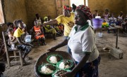 A Mothers' Group Training Session with Ousmah and Korpo, Liberia. Photo: Nora Lorek