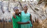 Nadine Doko and Hermine Kounougoue are friends and neighbours. Hermine and her four children have learned a lot about food preparation and hygiene from Nadine, who's a Concern-supported Mama Lumiere - or ‘lead mother’. "I have learned a lot from her," said Hermine. "Much has changed in my life. I think that all my children are healthy because of the advice I’ve received from her." Photographer: Chris de Bode