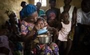 An Extension Nutrition Action training session at Wrobone Mothers' Group, Liberia. Photo: Nora Lorek