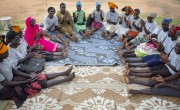 The Majok Mother Care Group photographed in an area of Aweil, South Sudan. Photo: Abbie Trayler-Smith