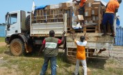 Concern providing support in getting face masks delivered to health centres, Liberia.