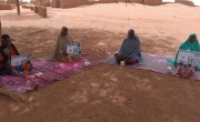 Covid-19 awareness and soap distribution in Rangat, Tahoua, Niger. Photo: Marie Rabo