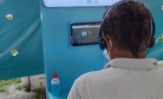 A patient consults with a doctor via video call