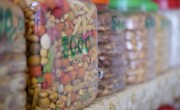 Some of the beans, spices, and lentils on sale in Bushra's shop. Photo: Darren Vaughan