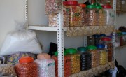 Some of the beans, spices, and lentils on sale in Bushra's shop. Photo: Darren Vaughan
