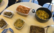 Some of the delicious food from one of our bring and share lunches.