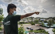 Firoz is a Rohingya volunteer of Concern in Cox’s Bazar, Bangladesh. Photo:  Saikat Mojumder