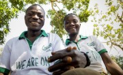 Mulbah and his wife Kabah who are Changemakers in the village of Kalamata in Liberia. Photo: Concern