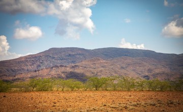 The arid landscape of Turkana in Northern Kenya. These lands haven't seen proper rain since 2017 and so are becoming more and more inhospitable.   Photo: Gavin Douglas / Concern Worldwide