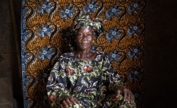 Grandmother Esther Glah (69) is Chairwoman of the Mothers’ Group in the village of Pay Chea. She is a Trained Traditional Midwife who has been retrained by Concern to refer pregnant women to the local health facility. Photo: Nora Lorek