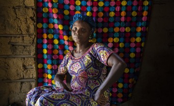 Mary Wrobone is member of a local Savings and Loan Association (CSLA) and Wrobone Mothers' Group. Photo: Nora Lorek