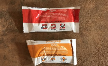 Children with malnutrition are given a supply of RUTF. Photographer: Darren Vaughan