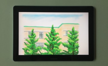 'Elementary school, tall trees and summer wind' in Seoul, South Korea. Artist: Yun Seok Chang