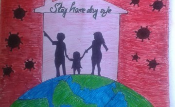 Drawing by Sadeed's family, Pakistan