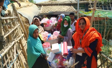 Hygiene and food processing materials provided by Halima Akter, IYCF counsellor under SHPR project, Concern Worldwide. Bangladesh Photo: MD. Jewel Khan