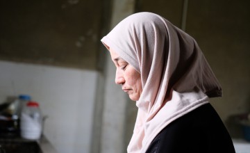 50-year-old Maha was a primary school teacher in Syria before she fled to Lebanon in 2014. She is attending a 12-week women’s group organised by Concern to discuss their shared experiences. Photo: Darren Vaughan