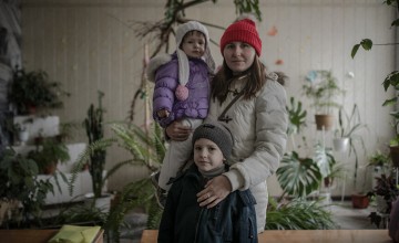 You are helping displaced families like Sofiy’s*