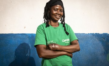 Community worker at a clinic in Boyali, CAR