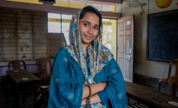 Lamia Aktar is part of the forum and wants to be a teacher when she's older. Photo: Gavin Douglas