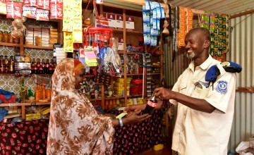 Through the Somali Cash Consortium (SCC), led by Concern Worldwide, humanitarian aid has been provided through multipurpose unconditional mobile money transfers to Somali communities since 2018, reaching over 1.8 million people to date. Photo: SCC/Concern Worldwide