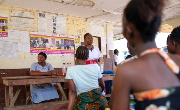 Antenatal class in Sierra Leone