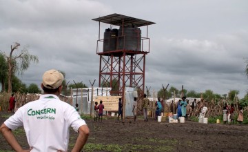 Solar powered water system in South Sudan