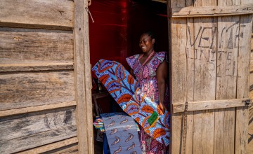 Alice is passing on her skills to other women in the community