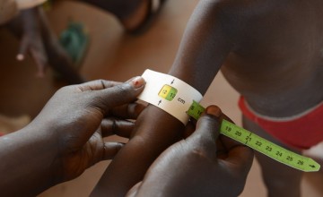 Boyali Health Post, where Concern is working with volunteers from the community to screen children for the signs of malnutrition and common diseases. Photo: Chris de Bode/Concern Worldwide