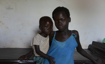 Octavie is only 13 but is responsible for her nephew after their mothers moved away to the city. Some days the children have nothing to eat and as a result Jolidor(aged two) is malnourished. He has been receiving a special therapeutic food for the last th