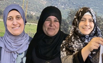 Composite photo of *Khadija, *Nawal and *Lama. Photo: Jason Kennedy/ Concern Worldwide
