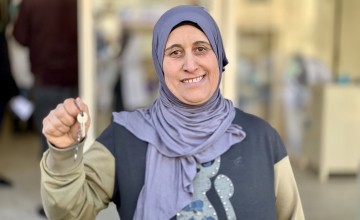 Mother of three Khadija* is a Syrian refugee living in Northern Lebanon. Photo: Jason Kennedy/ Concern Worldwide