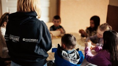 Community-level event in Mykulyntsi community. Photo: Concern Worldwide