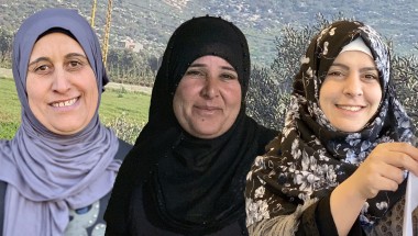 Composite photo of *Khadija, *Nawal and *Lama. Photo: Jason Kennedy/ Concern Worldwide