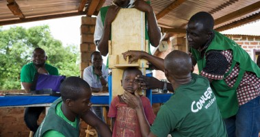 A Concern health screening clinic for children under-five in CAR