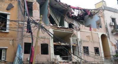 Destruction across Beirut city, following the explosion in the port area on 4th August 2020. Images taken by Concern Worldwide team conducting response assessment. Photo: Dom Hunt / Concern Worldwide.