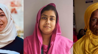 Darine*, Shaikh Jannatul Moushumy and Shleka Yusuf Gule for Women of Concern.