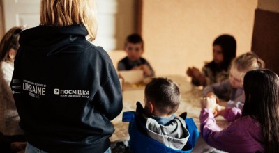 Community-level event in Mykulyntsi community. Photo: Concern Worldwide