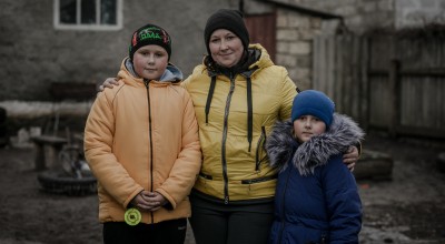 Family in Ukraine