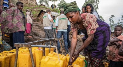 People living in displacement camps in North Kivu, DRC say it is difficult to maintain good hygiene and manage waste disposal.