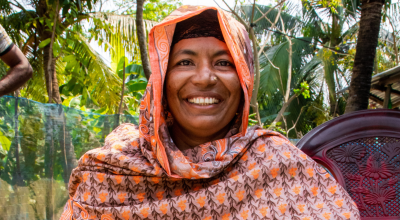 Asma Begum (37) and her husband Abdul with their three daughters Lamia (18), Sadia (16) and Maria (5) and their grandmother Kulsum Begum (72) started CRAAIN in 2020.