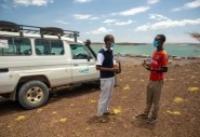 Concern staff meet with a local community.