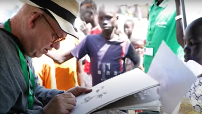 Brian Maguire in South Sudan, YouTube